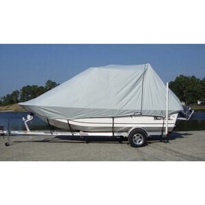 Boat Cover 18'7" - 19'6" Bay Style Rounded Bow Gray 90019PR Carver by Covercraft